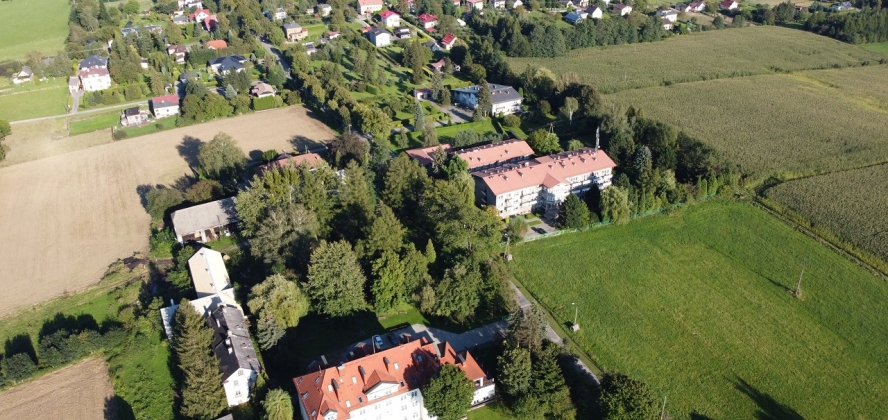 Dzięgielów z "lotu ptaka"